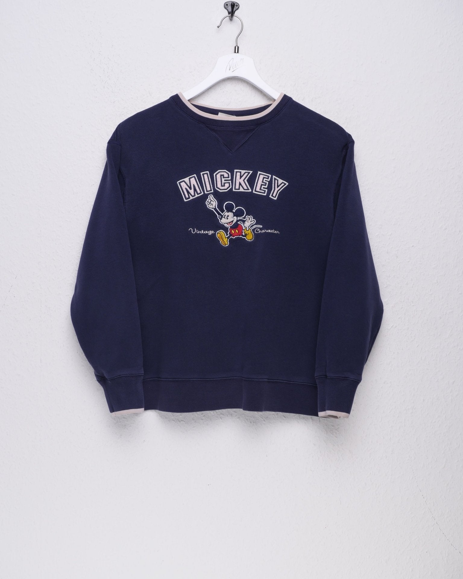 Disney embroidered Graphic navy Vintage Sweater - Peeces