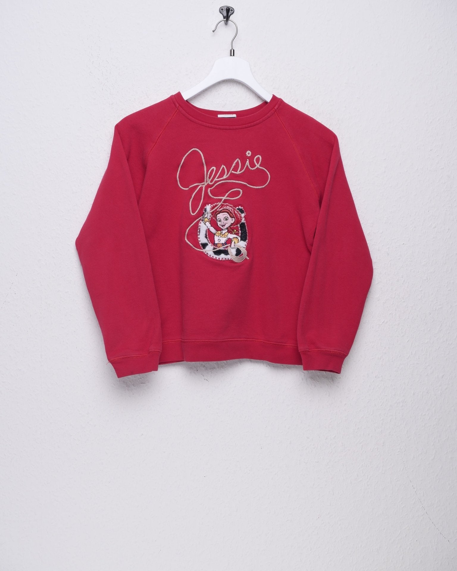Disney embroidered 'Jessie' washed cropped Vintage Sweater - Peeces