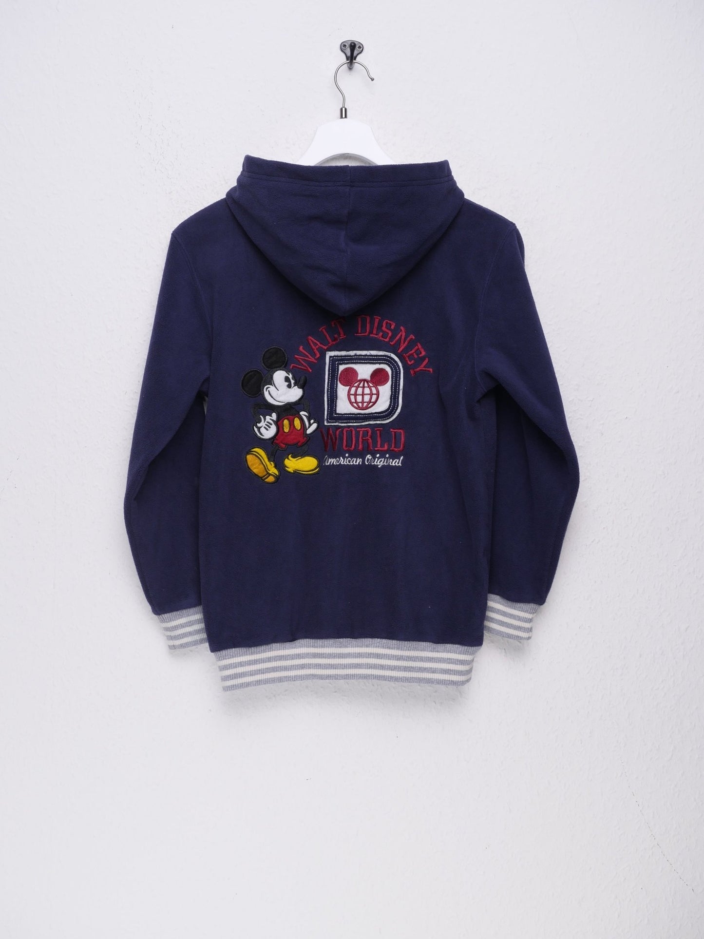 Disney Mickey Mouse embroidered Logo Full Zip Hoodie - Peeces