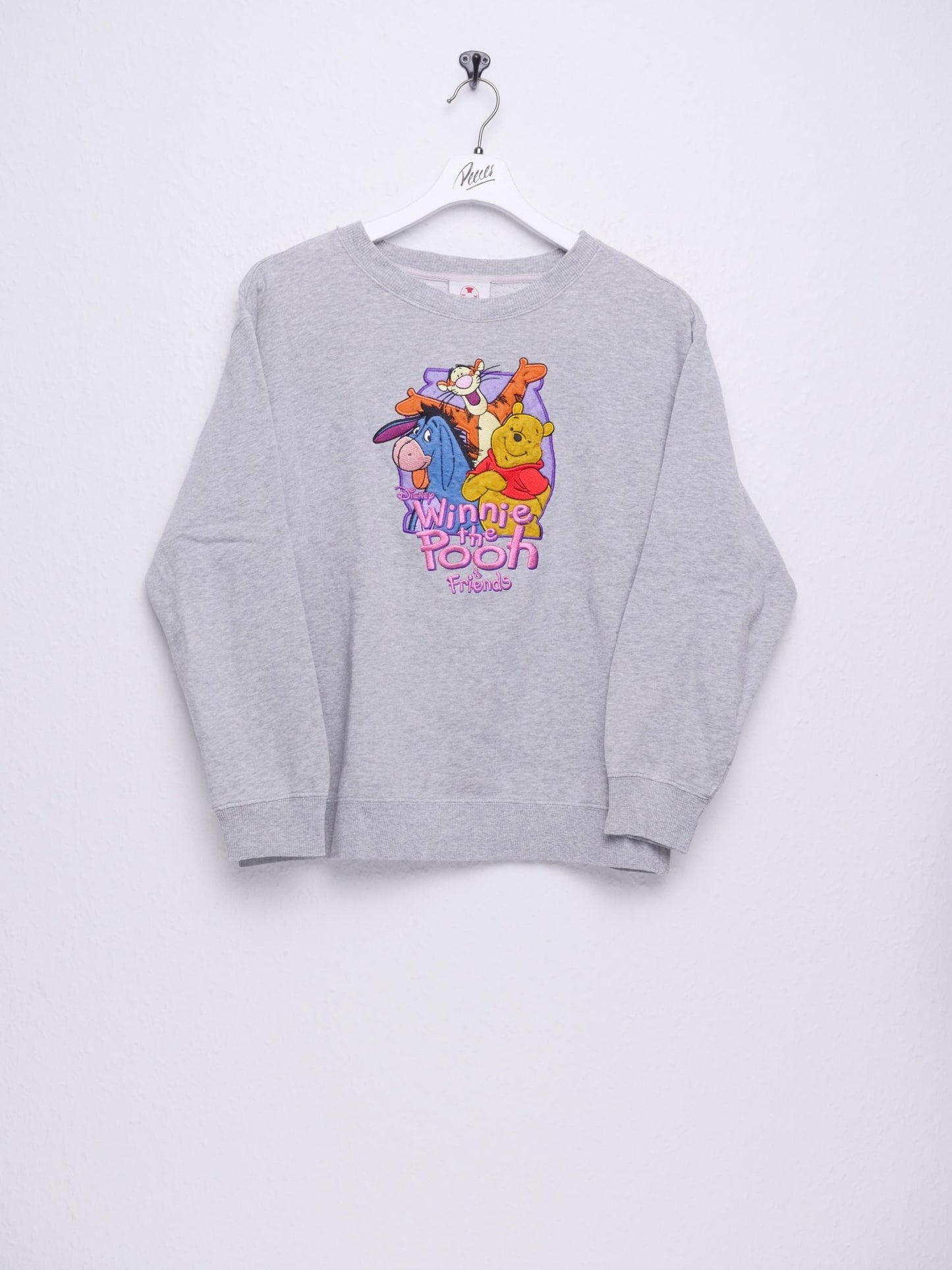 disney winnie the pooh embroidered Graphic Sweater - Peeces