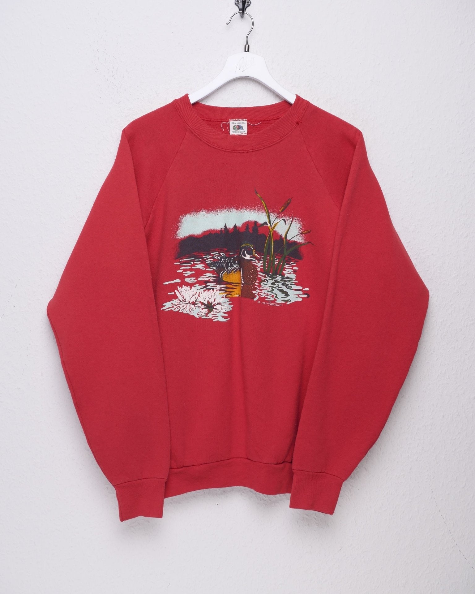 Duck 1989 printed Graphic Sweater - Peeces