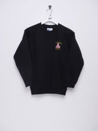 Ecclesfield School embroidered Logo black Sweater - Peeces