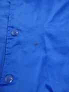 'Education-Efficiency-Development' printed Logo blue Track Jacket - Peeces