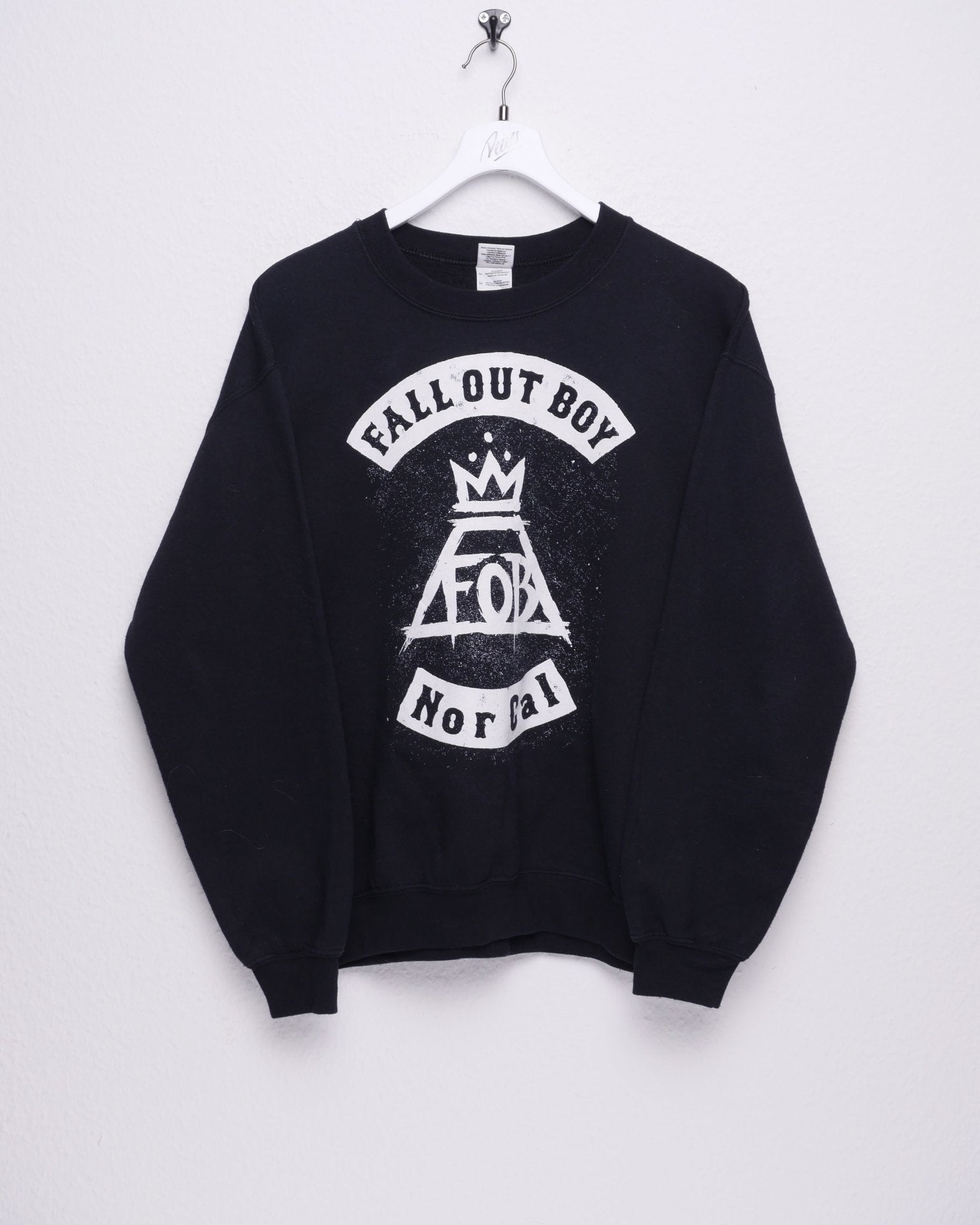 'Fall Out Boy' printed black Sweater - Peeces