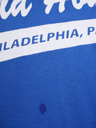 'Fieldhouse Philadelphia' printed Spellout blue Shirt - Peeces