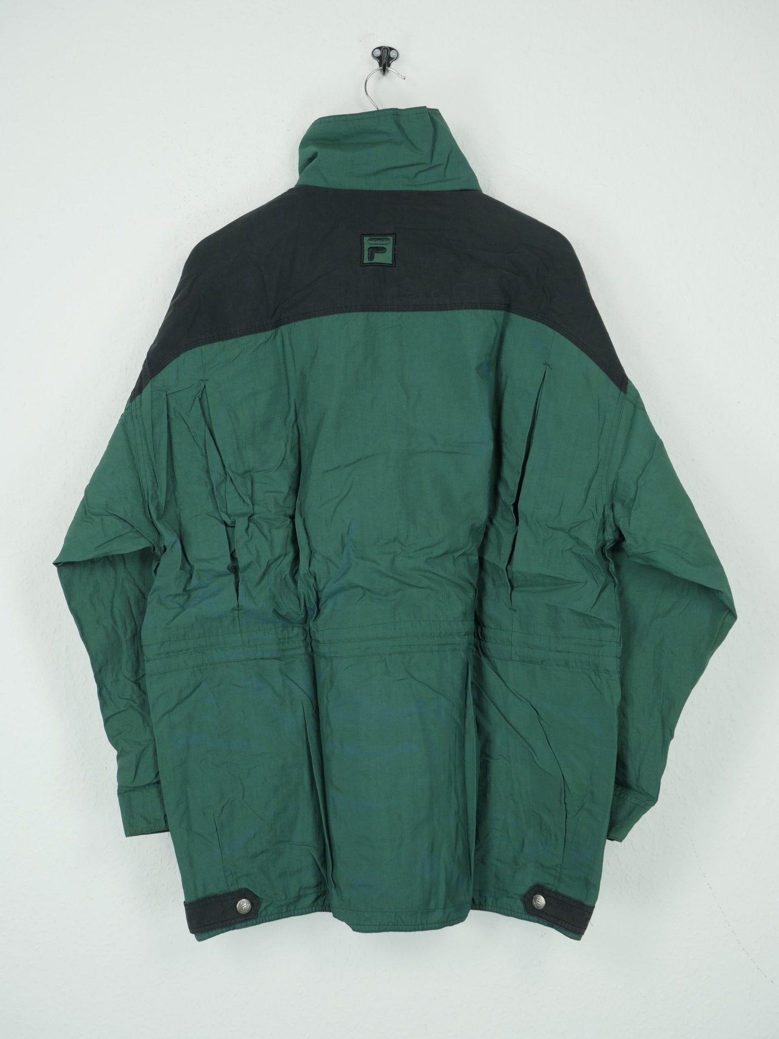 Fila embroidered Logo green Rain Jacket | Größe XL - Peeces