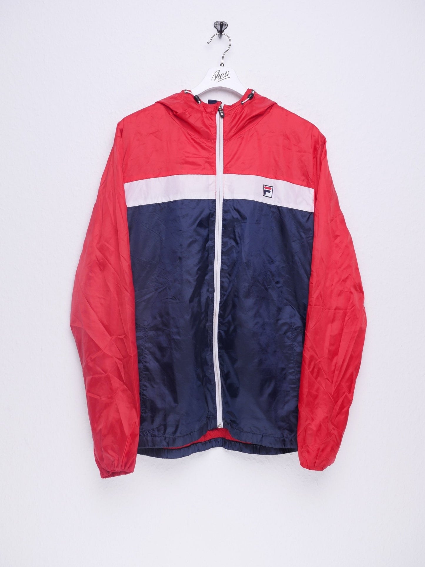 Fila embroidered Logo Patch three toned Track Jacket - Peeces