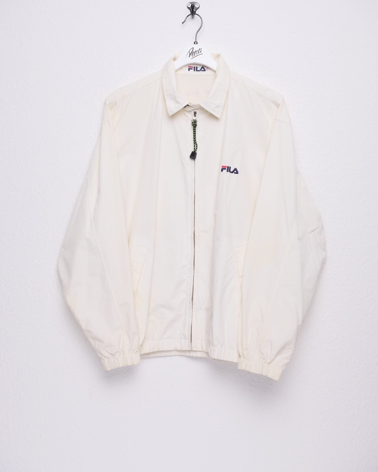 Fila embroidered Logo white Vintage Track Jacket - Peeces