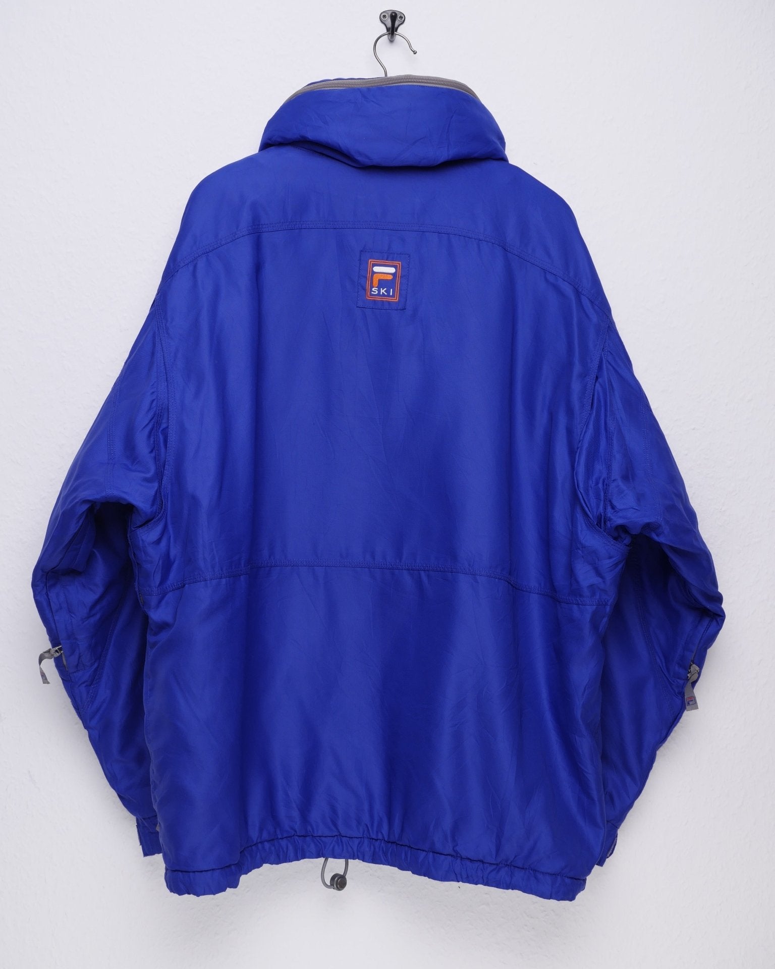 fila embroidered Spellout Vintage heavy Jacke - Peeces