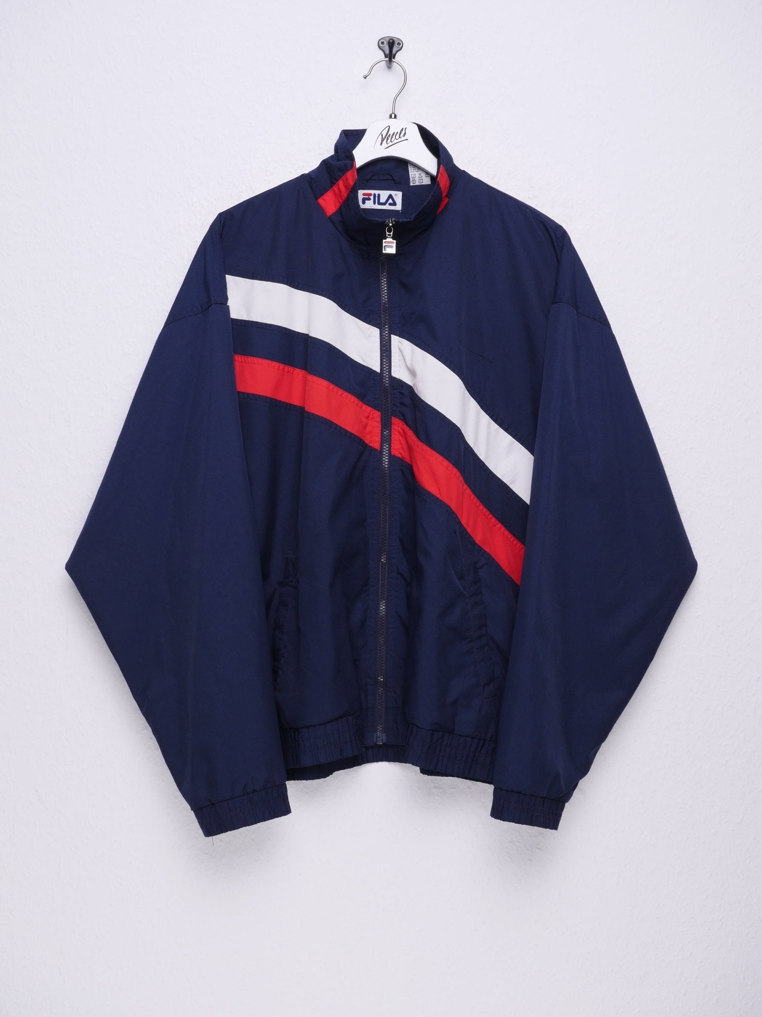 Fila embroidered Spellout Vintage Track Jacke - Peeces