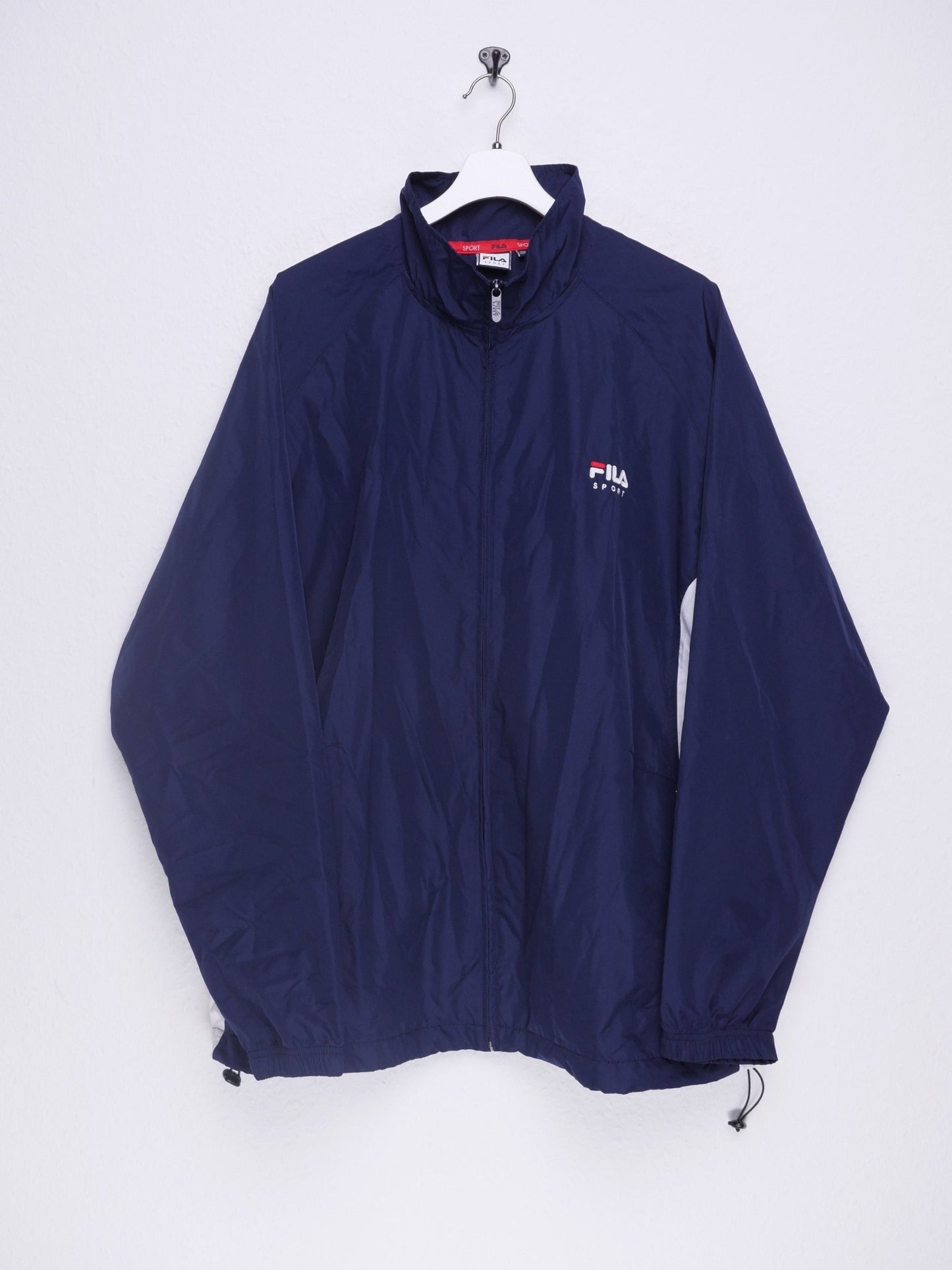 fila Sport embroidered Spellout two toned Track Jacket - Peeces
