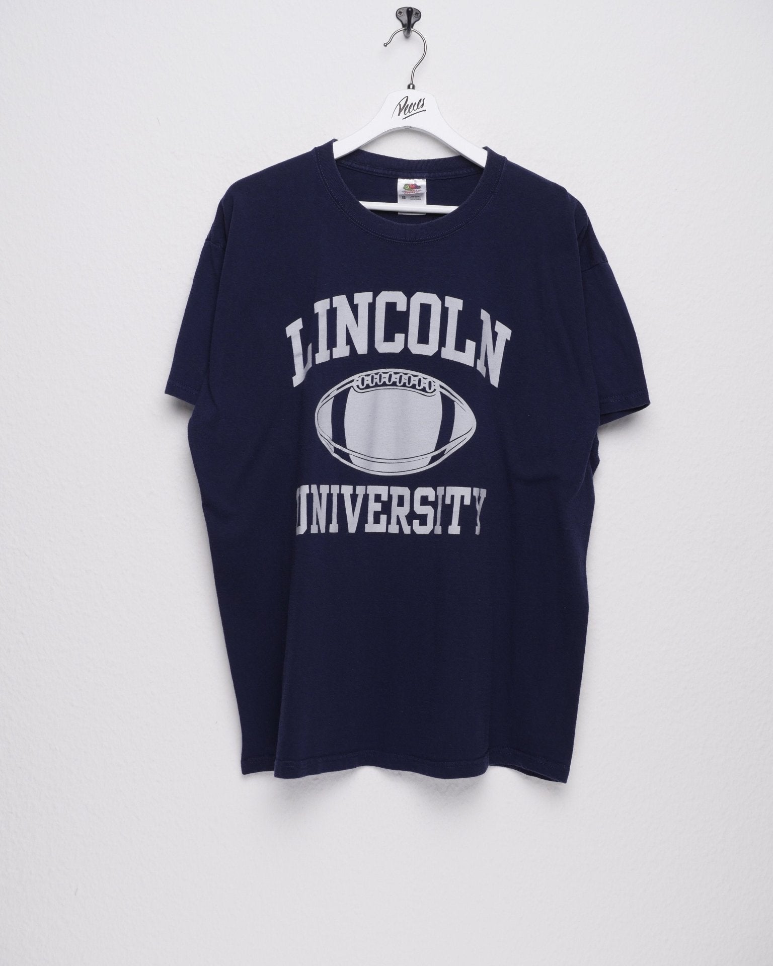 fruit 'Lincoln University' printed navy Shirt - Peeces
