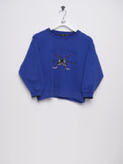 gap embroidered 'Winter extreme' Blue Sweater - Peeces