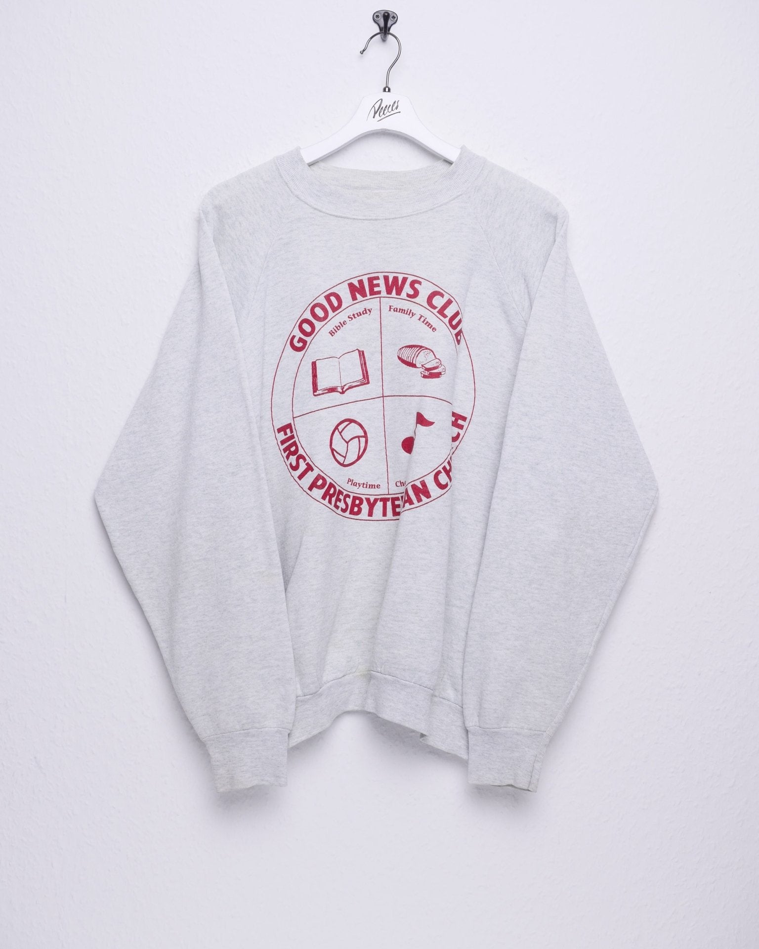 Good news club printed graphic Sweater - Peeces