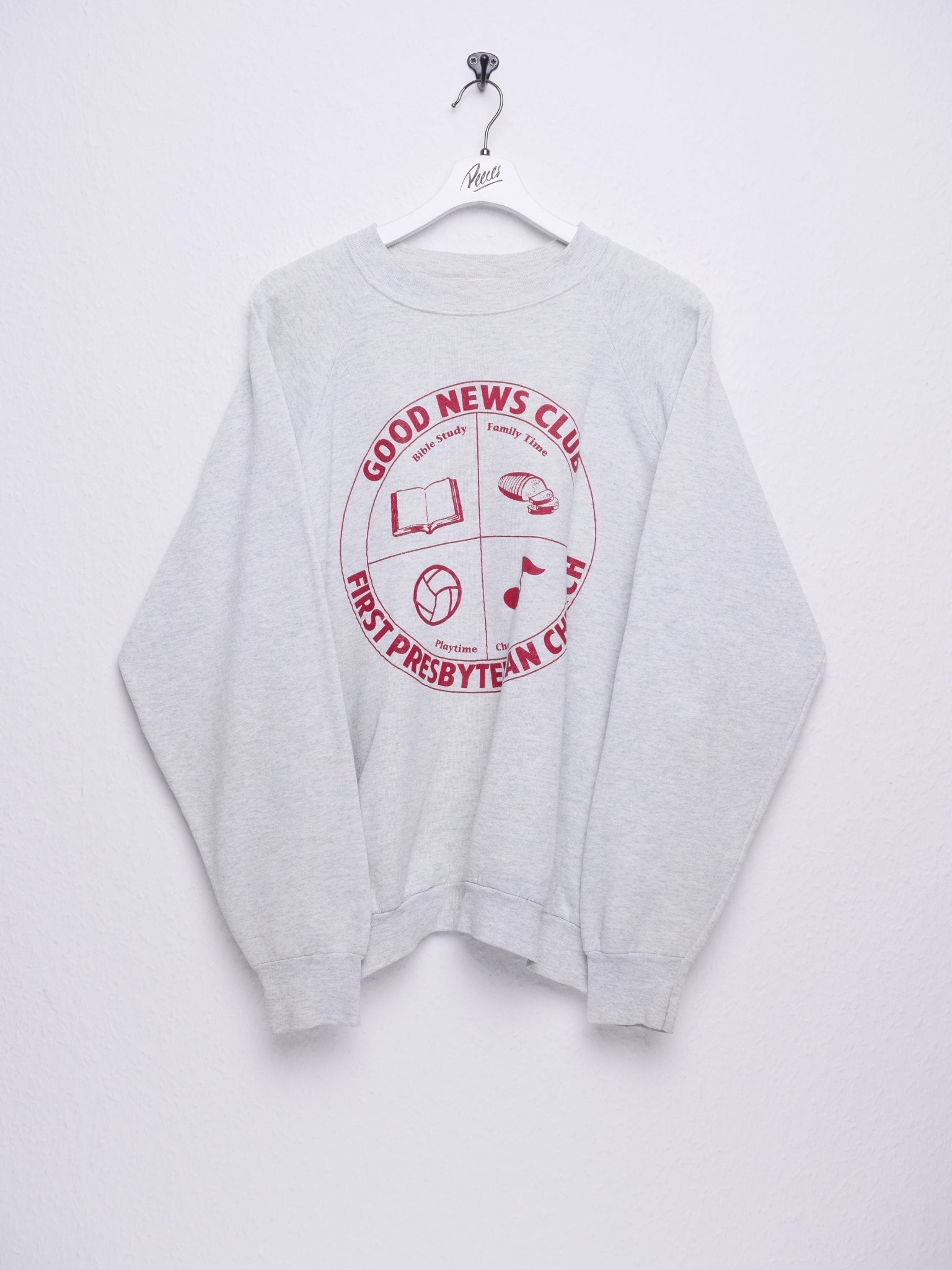 Good news club printed graphic Sweater - Peeces