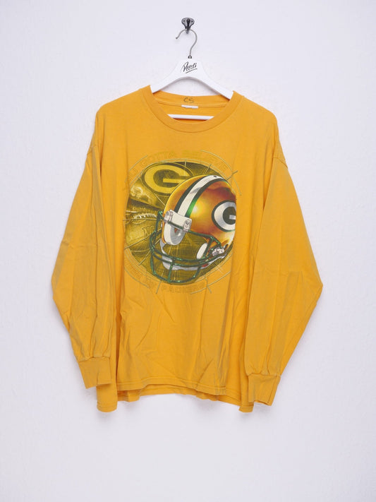 'Green bay Packers' printed Graphic Vintage L/S Shirt - Peeces
