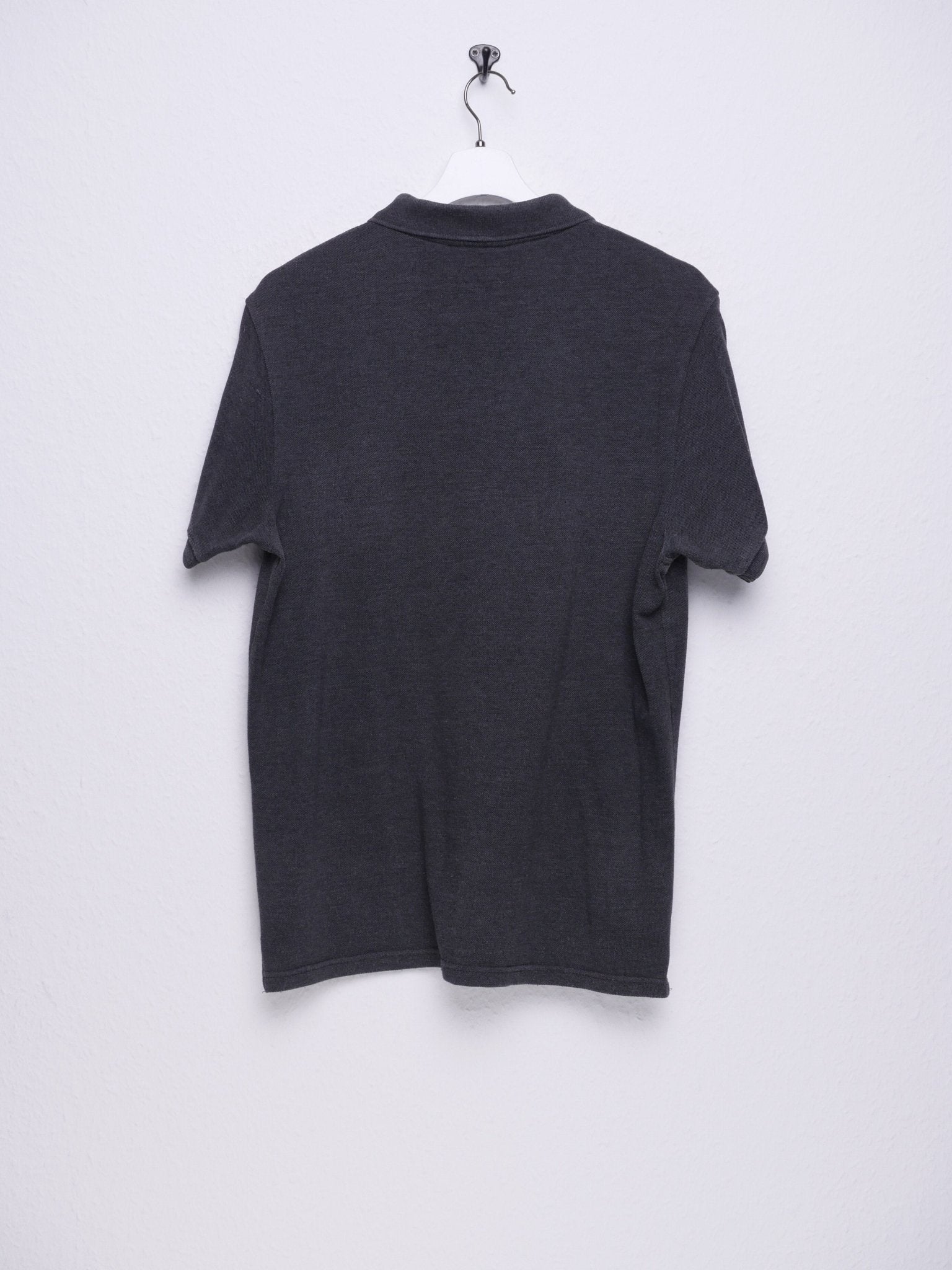 grey basic S/S Polo Shirt - Peeces