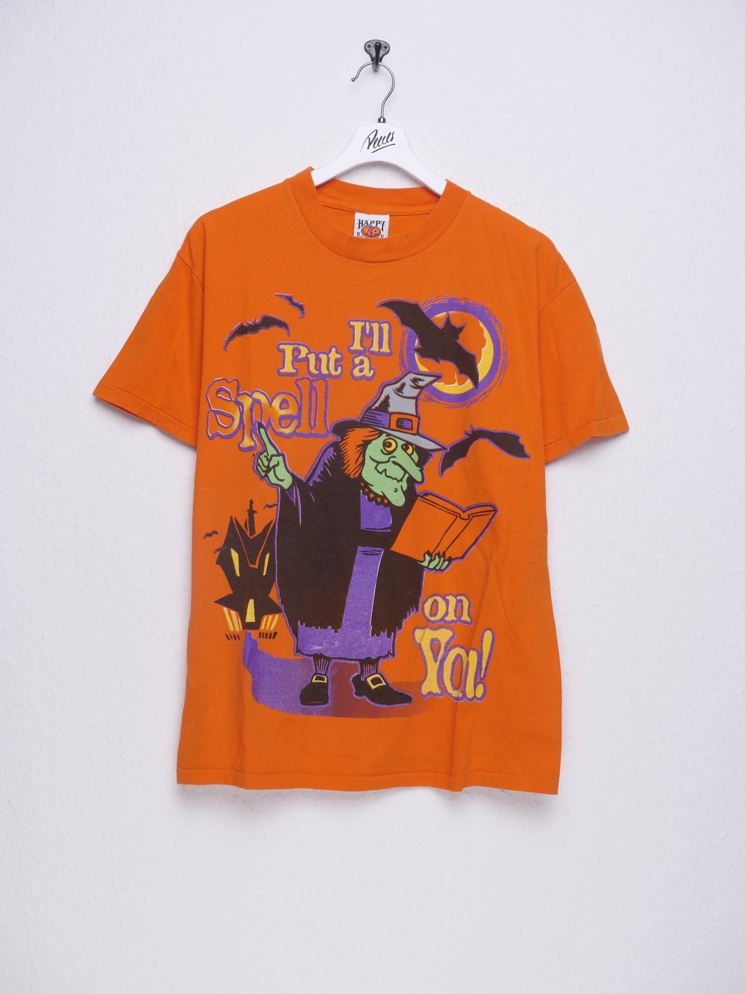 Halloween printed Graphic orange Shirt - Peeces
