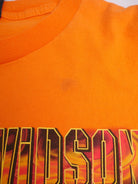 Harley Davidson Belgrade Montana printed Graphic orange Shirt - Peeces