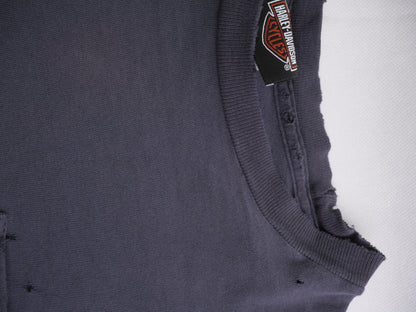 Harley Davidson 'Florence' washed grey used Graphic Shirt - Peeces