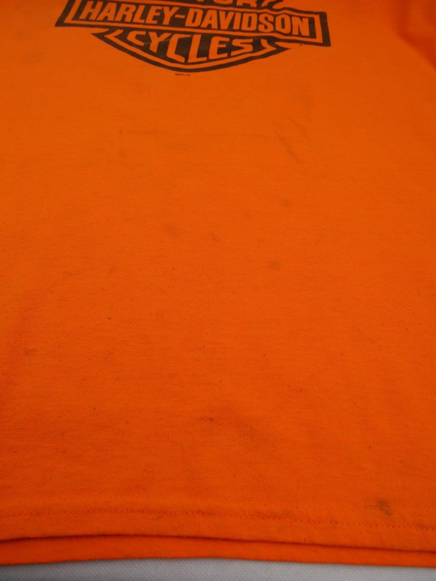 harley printed Logo orange Shirt - Peeces