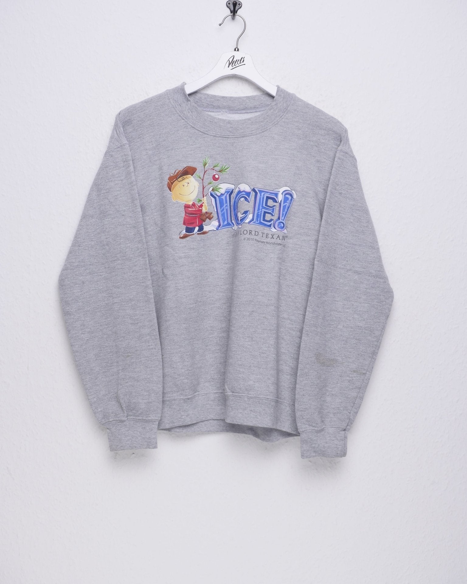 ICE! printed Spellout Vintage Sweater - Peeces