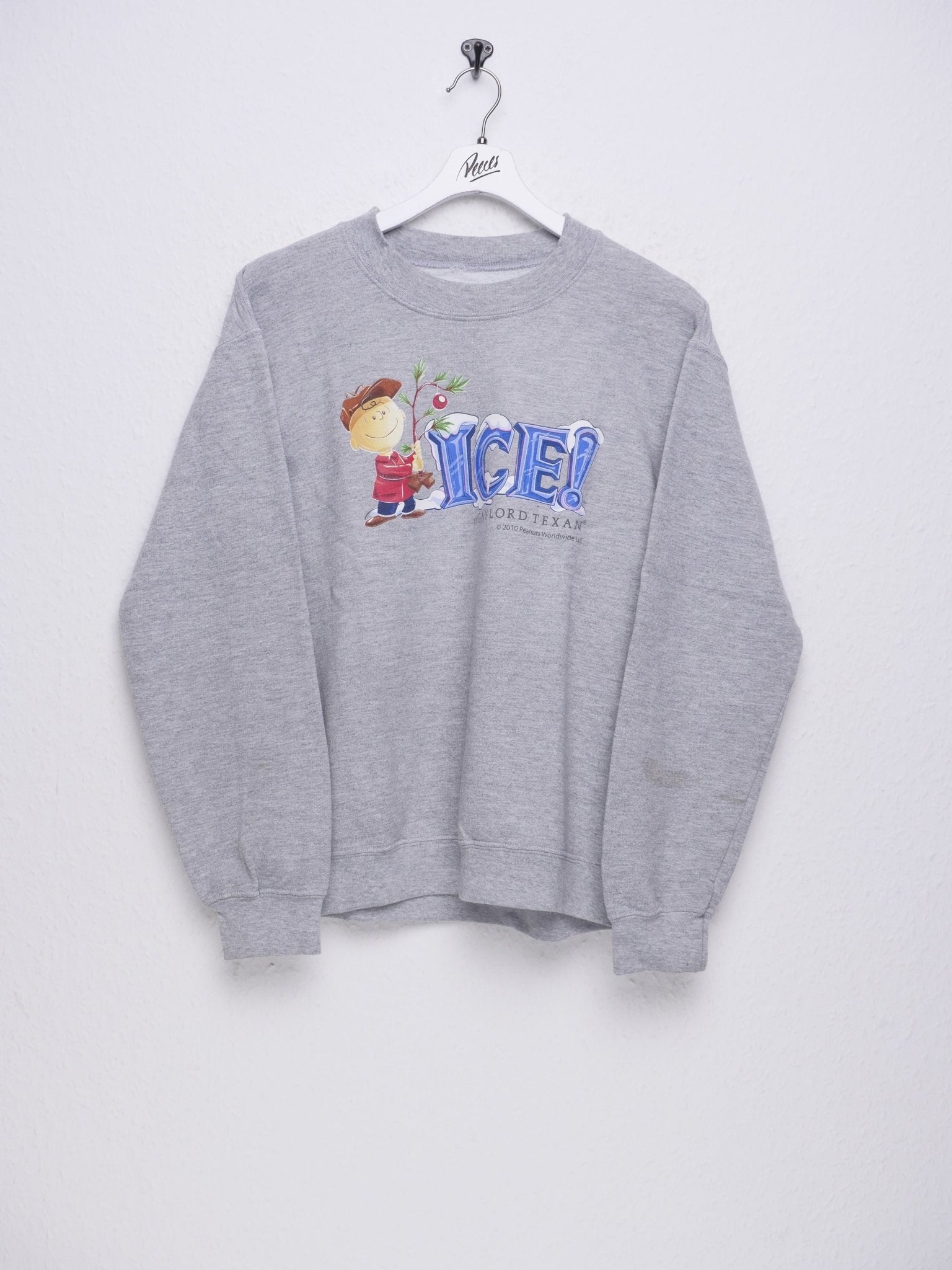 ICE! printed Spellout Vintage Sweater - Peeces