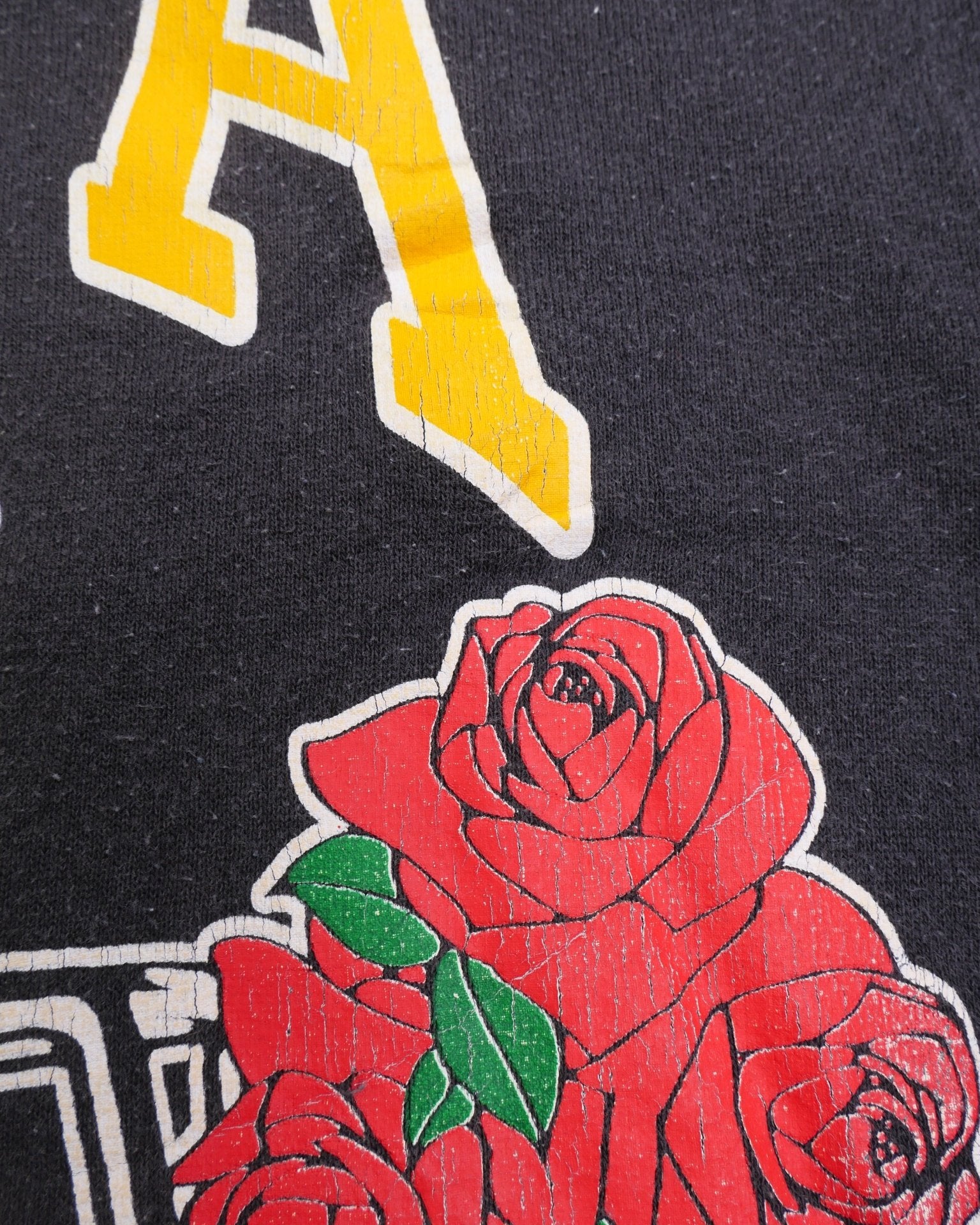 Iowa Rose Bowl 1991 printed Graphic black Sweater - Peeces