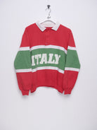 Italy printed Spellout Vintage Polo Sweater - Peeces