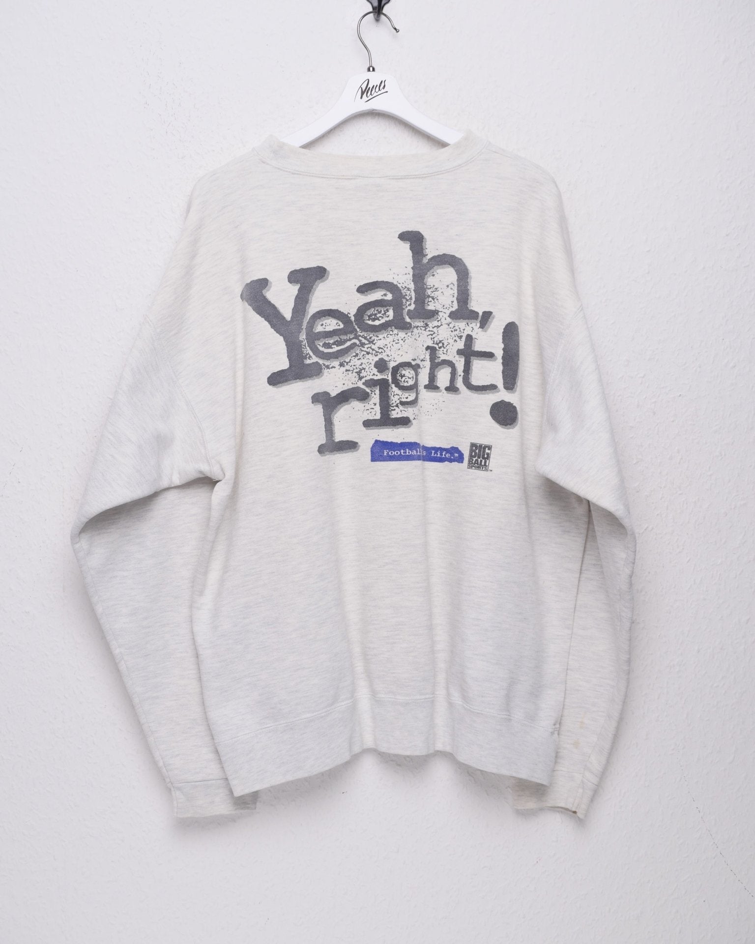 'It's just a Game' printed grey Sweater - Peeces