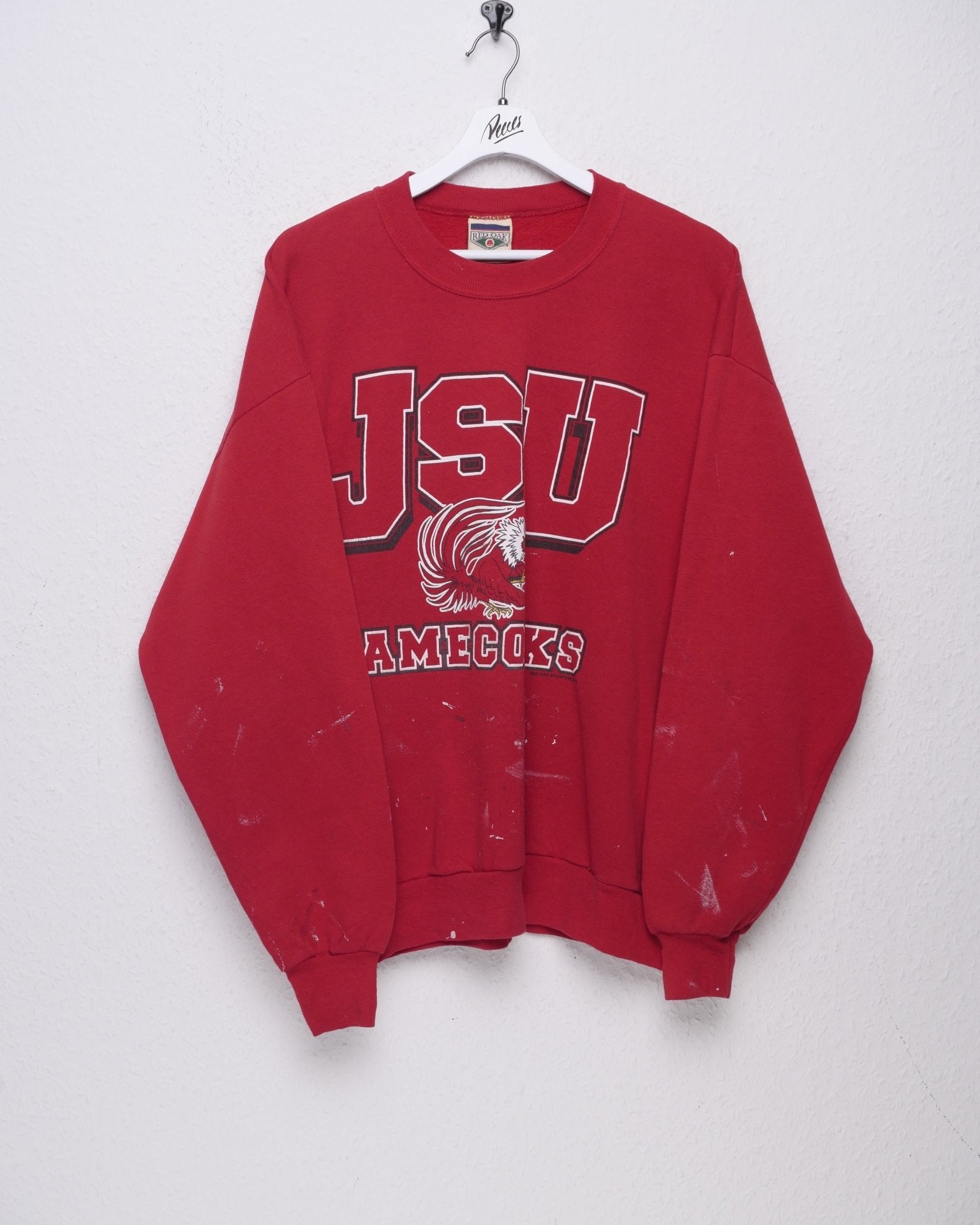 JacksonvilleState University Gamecocks printed Logo red Sweater - Peeces