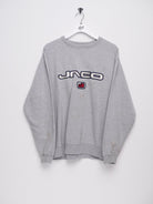 JACO' embroidered Spellout grey Sweater - Peeces