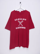 jerzees printed Logo 'Fall Ball League Champs' red oversized Shirt - Peeces
