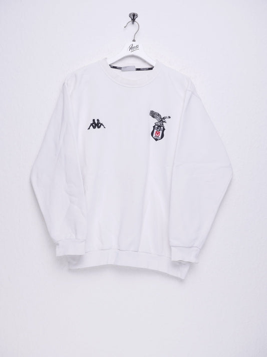 Kappa BJK embroidered Logo white Sweater - Peeces