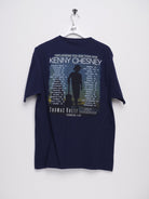 'Kenny Chesney' printed Graphic navy Shirt - Peeces