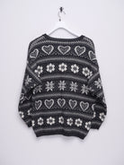 Knitted multicolored Vintage Cardigan Sweater - Peeces