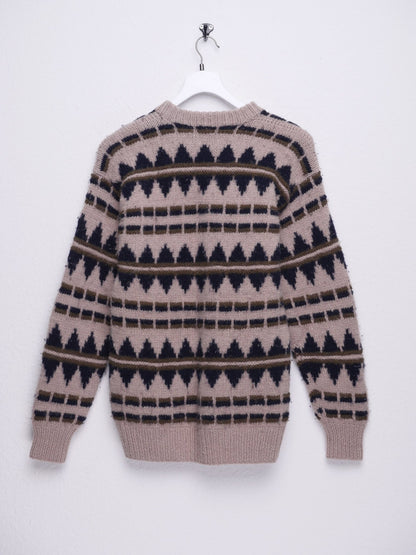 Knitted multicolored Vintage Sweater - Peeces
