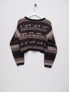 knitted pattern cropped Cardigan Sweater - Peeces