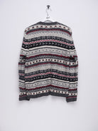 knitted patterned Vintage wool Cardigan Sweater - Peeces