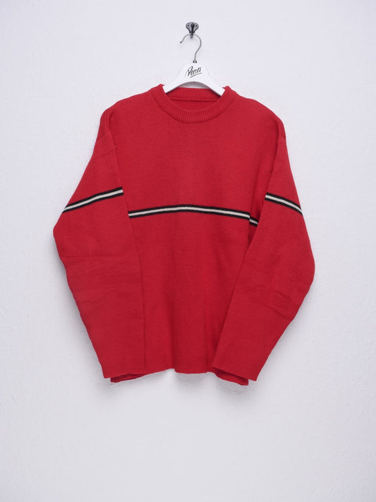 knitted red Vintage Sweater - Peeces