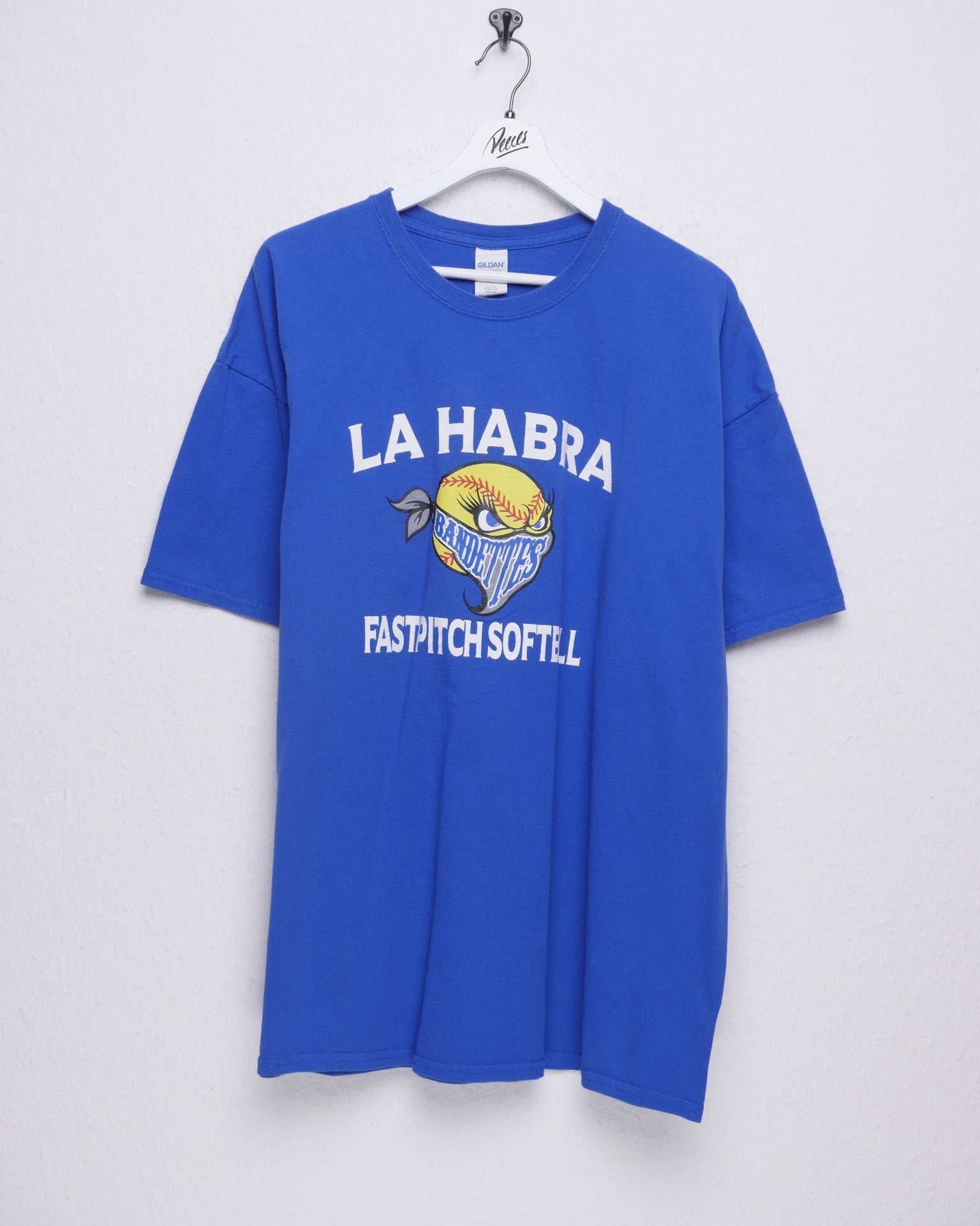 La Habra Fast pitch Softball printed Graphic Vintage Shirt - Peeces