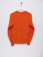 'Lady Tigers' printed Spellout orange Sweater - Peeces