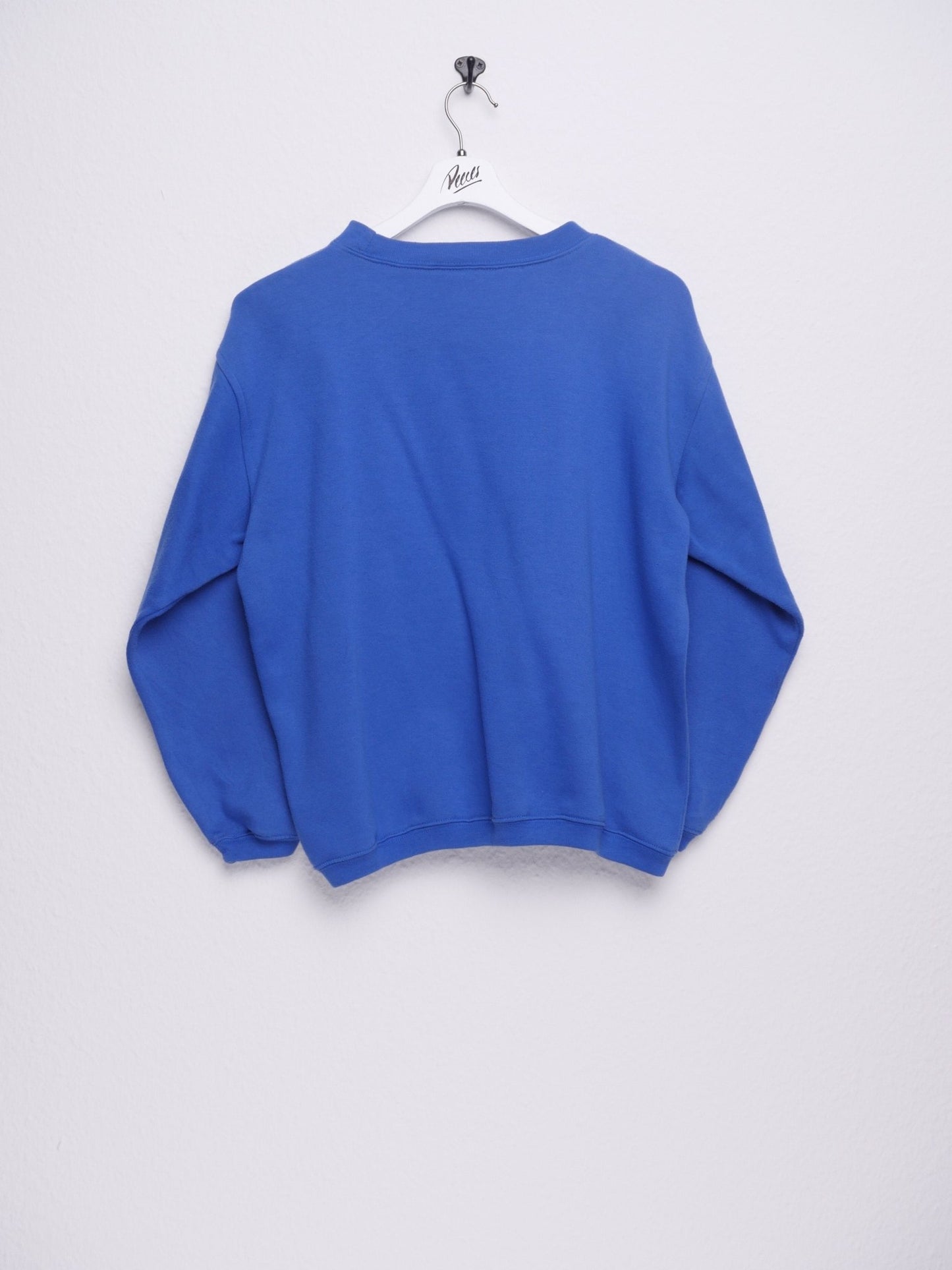 'Le Studio Sport' embroidered Spellout blue Sweater - Peeces