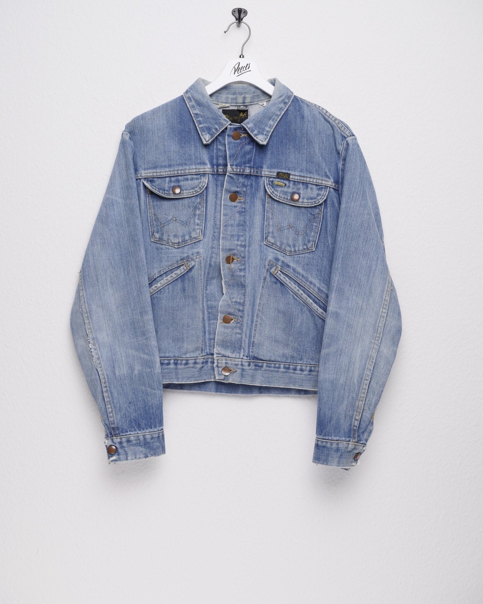 lee light washed buttoned down Jeans Jacke - Peeces