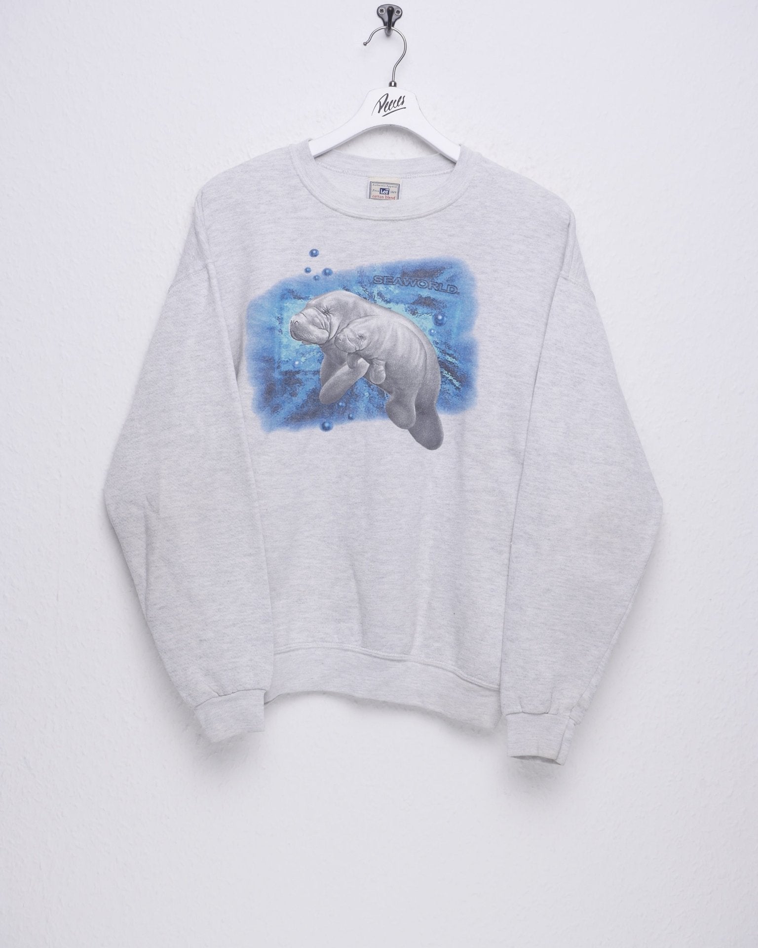Lee printed Sea world grey Graphic Sweater - Peeces
