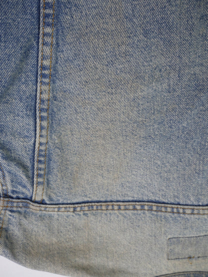 Levis embroidered Patch blue Denim Vintage Jacket - Peeces
