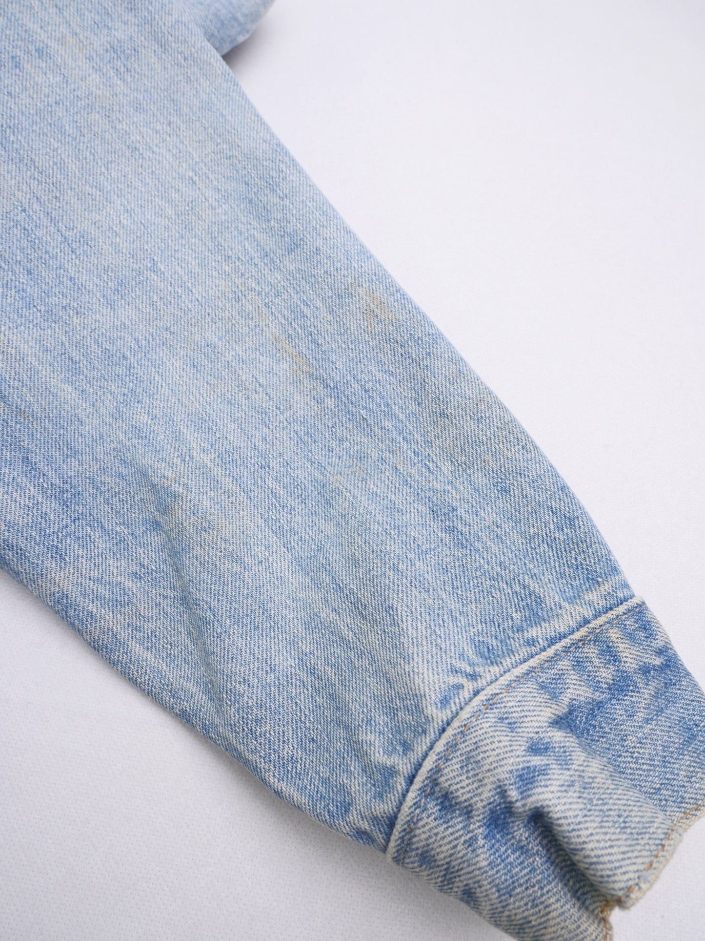 levis patched Logo blue Denim Vintage Jacke - Peeces