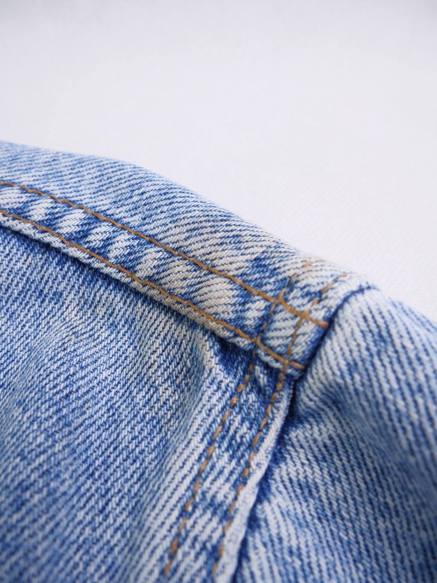 levis patched Logo Vintage Jeans Jacke - Peeces