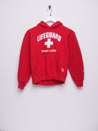 Lifeguard Point Loma printed Graphic red Hoodie - Peeces