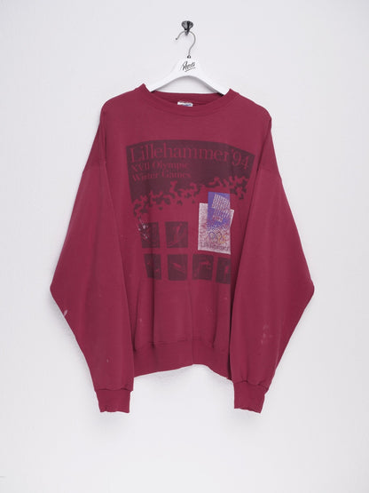 Lillhammer 94 XVII Olympic Winter Games printed Logo Sweater - Peeces